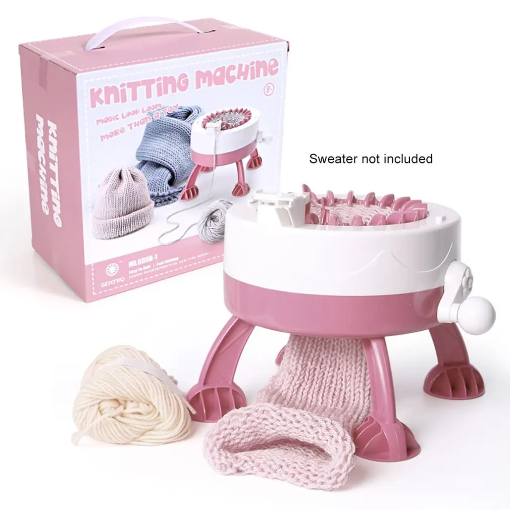 Children DIY Creative Bib Star Cylinder Weaving Machine 22 Needle Knitting Wool Role Play Toy | Игрушки и хобби