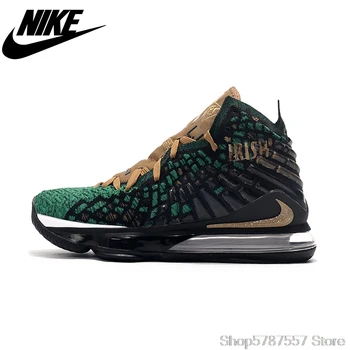 

Nike Lebron 17 Future Air Woven Upper Air Cushion Boots Men's Basketball Shoes