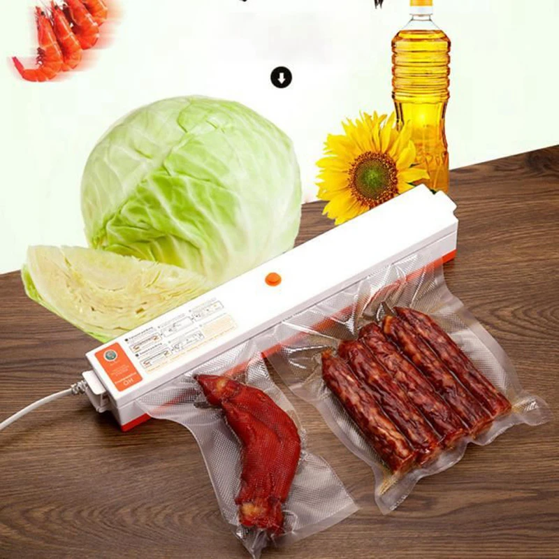 Вакуумный упаковщик упаковочная машина 220V/110V бытовой пищевой вакуумный пленка в