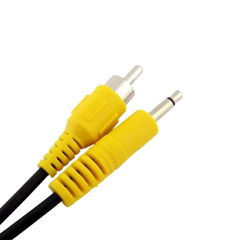 10x 3.5mm 1/8" Mono Male Plug to Single RCA Phono Audio Video Adapter Connector Cable Nickel Plated 5ft/1.5m | Электроника