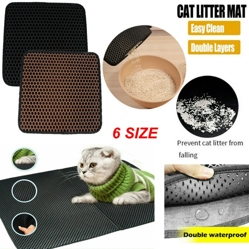 2019 new double layer cat litter mat