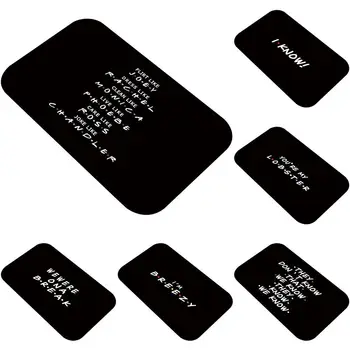 

40x60cm Letter Print Doormats Indoor Entrance Floor Mat Anti Slip Floor Mats for Living Rooms Bathroom Kitchen Doormat Black