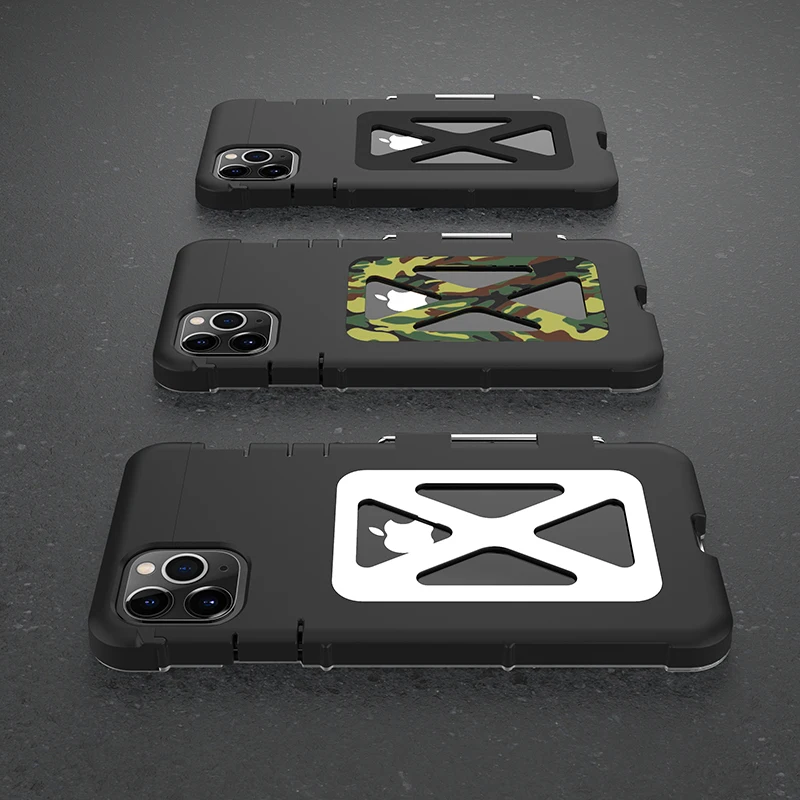 Роскошный металлический чехол для iPhone 11 Pro XS Max X XR чехол противоударный полный защитный чехол флип-чехол для телефона для iPhone 7 8 6 6S Plus