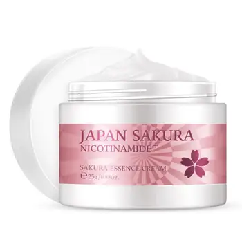

Cherry Blossom Moisturizing Essence Face Cream Whitening Creams Anti Aging Anti Wrinkle Brighten Skin Care Women TSLM1