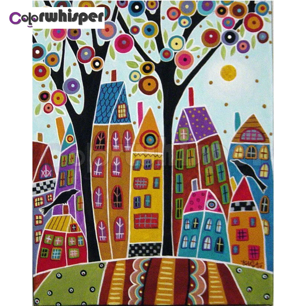 

Diamond Painting Full Square/Round Drill Cartoon Tree 5D Daimond Painting Embroidery Cross Stitch Mosaic Crystal Picture Z1453