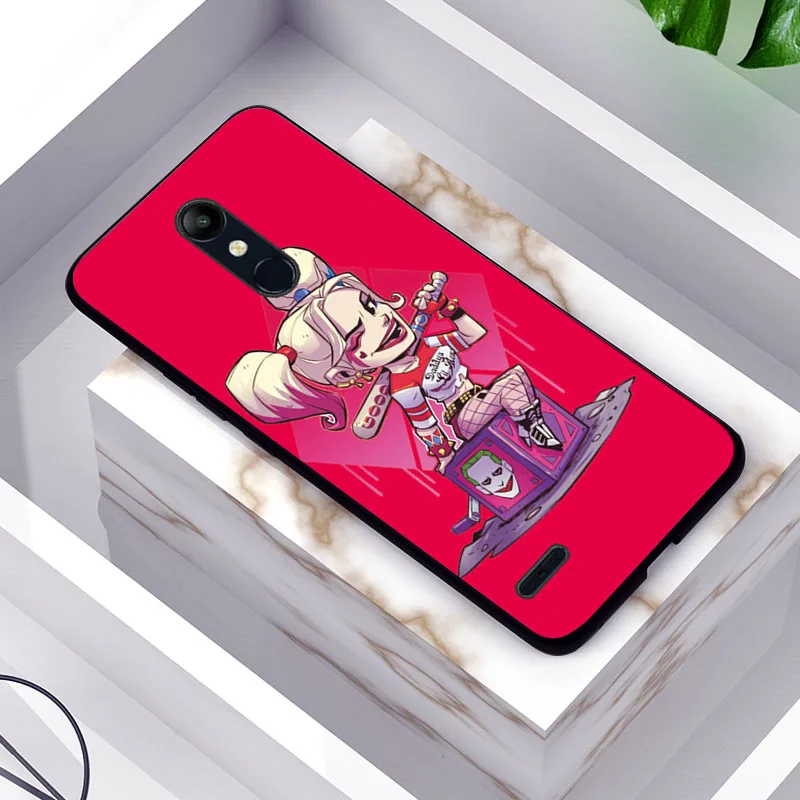 Черный чехол ТПУ для LG K11 K12 чехол мягкий мультфильм милый чехол Спайдермен для LG K40 K11Plus X4 K10 чехол оболочка - Цвет: TPUBLK590