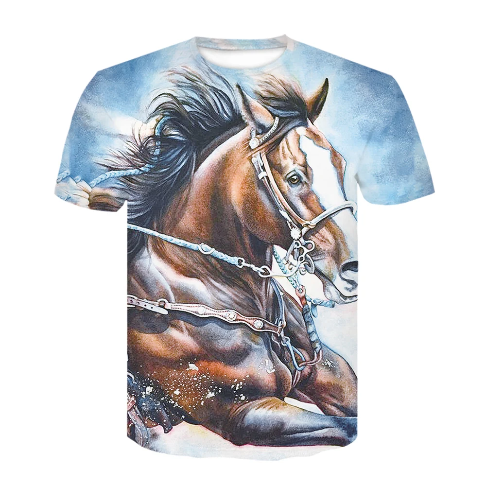 Horse Print T Shirts 