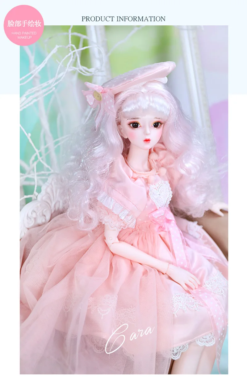 Fortune Days 1/3 bjd кукла 60 см Высота 34 сустава тело открытый мозги ручная роспись макияж Изысканная Подарочная коробка Упаковка последние DC лати