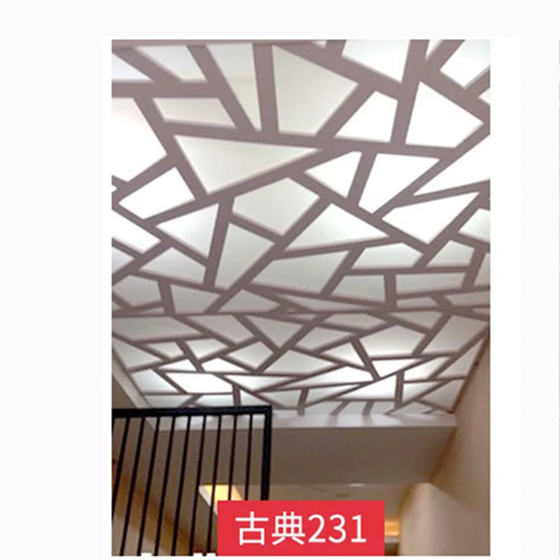 231 pattern Перегородка для гостинной экран перегородка комнаты из ПВХ перегородка - Цвет: 231 pattern