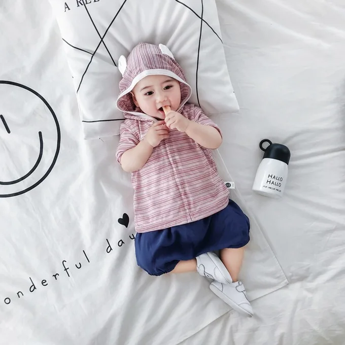 Mini Babe City/детская одежда; летние детские шорты; тонкие детские брюки с рисунком; модные брюки для младенцев