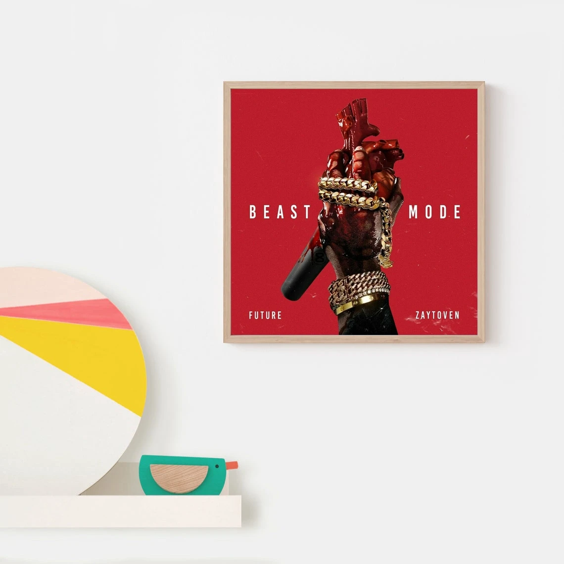 

Чехол для альбома с изображением чудовища в стиле движений (без рамки)