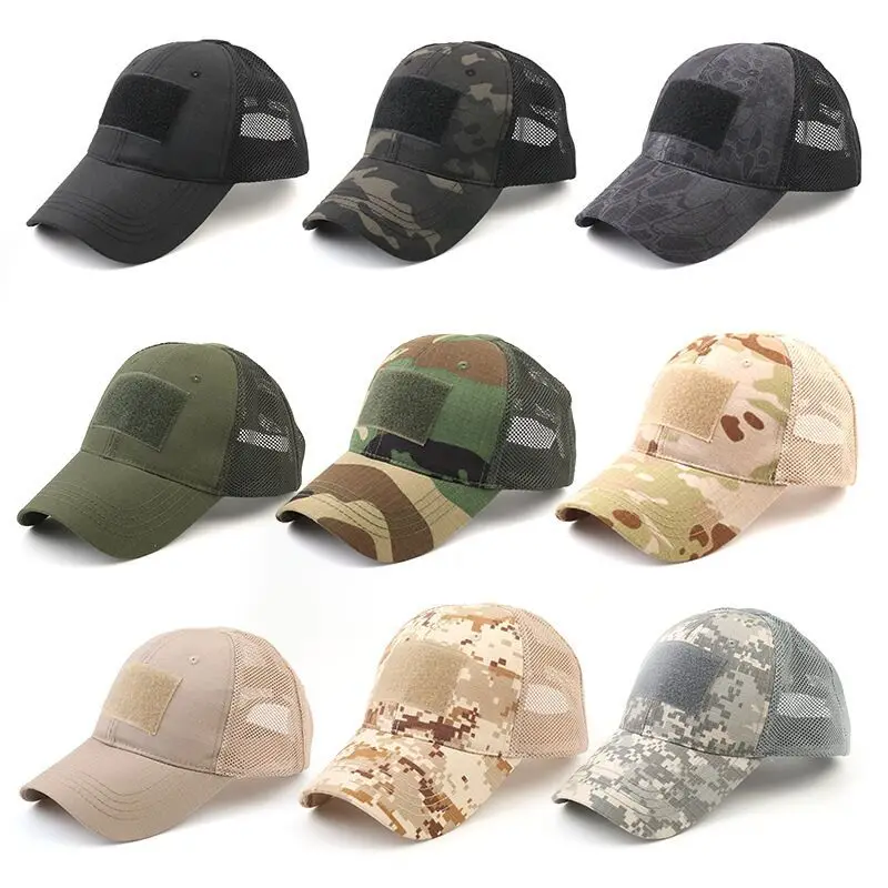 tactical army cap Outdoor Sport Military Cap Camouflage Hat Simplicity Army Camo Hunting For Men Adult |