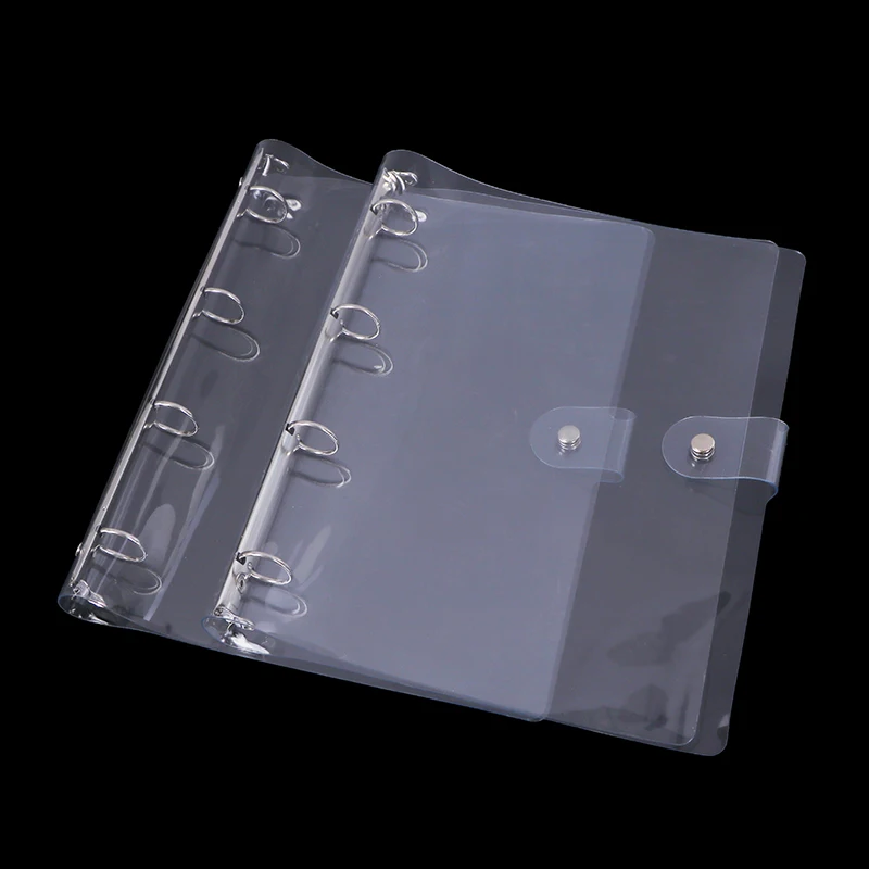 Carpeta de archivos de Clip de plástico transparente para oficina y escuela, cuaderno A4