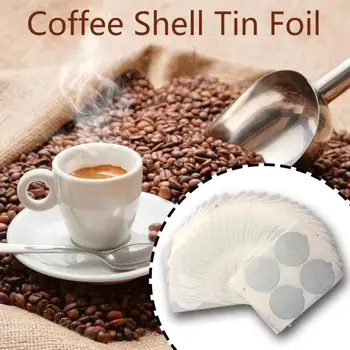 

100Pcs/set Refillable Nespresso Coffee Capsule Flim Sticker Tin Foil Papers Coffee Capsule Flims Dropshipping