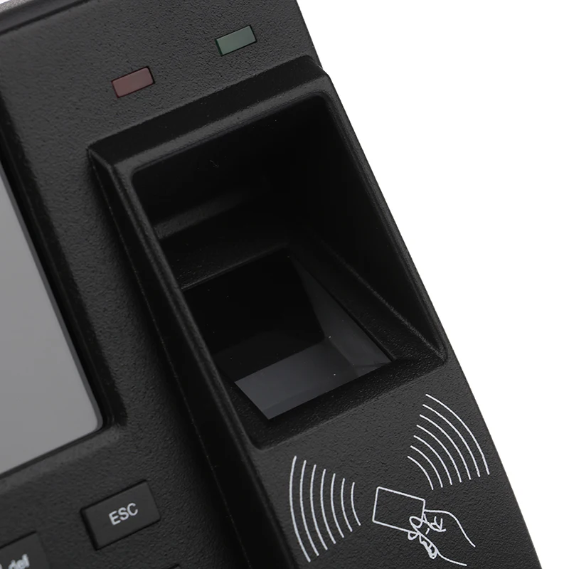 1pc Black Fingerprint Access Control Intercom Machine Digital Electric RFID Code System For Door Lock