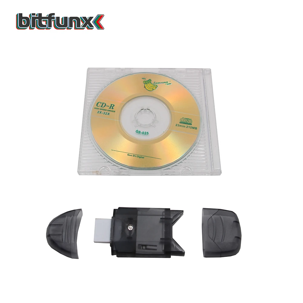 Для DC Dreamcast Mini SD T-Flash TF SDHC USB устройство для чтения карт памяти и мини-CD-R диск 215 Мб