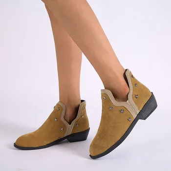 

Fashion 2019 Women Boot Ankle Boots For Women Boots Women'S Shoes Woman Shoe Booties Woman Black Botas Mujer Bota Feminina #3