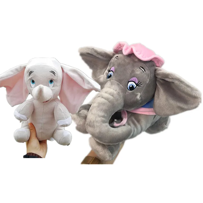 Мультфильм Mrs Dumbo мама и ребенок слон Дамбо Плюшевые игрушки Мягкая кукла для Рождественский подарок