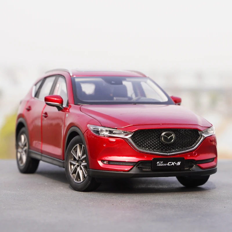 Модель автомобиля под давлением в масштабе 1:18 Mazda CX 5 Red SUV из сплава коллекция