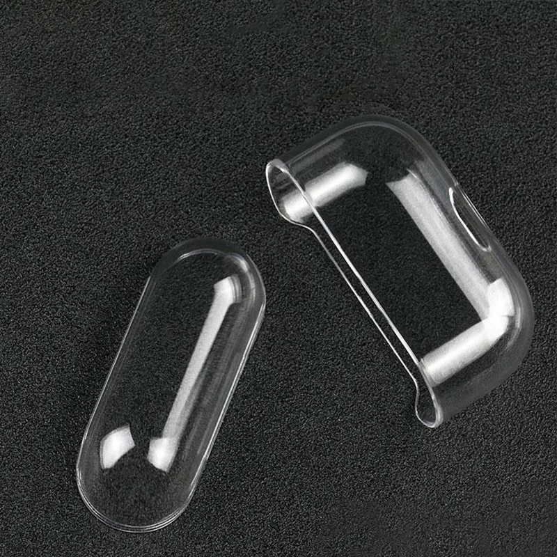 500 шт оптом Прозрачный жесткий чехол для Airpods Pro противоударный чехол s для Airpods 3 bluetooth наушники силиконовый чехол