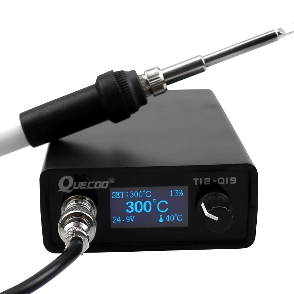 Get OLED T12Q19 Soldering Station Electronic compatible AC/DC power