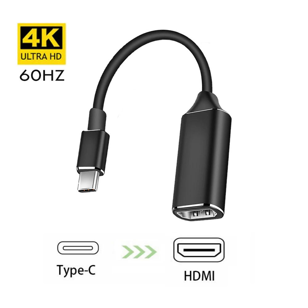 USB C type-C 3,1-HDMI 4 k@ 60 Гц адаптер USB 3,1-HDMI адаптер конвертер «Папа-мама» совместимый с Thunderbolt 3