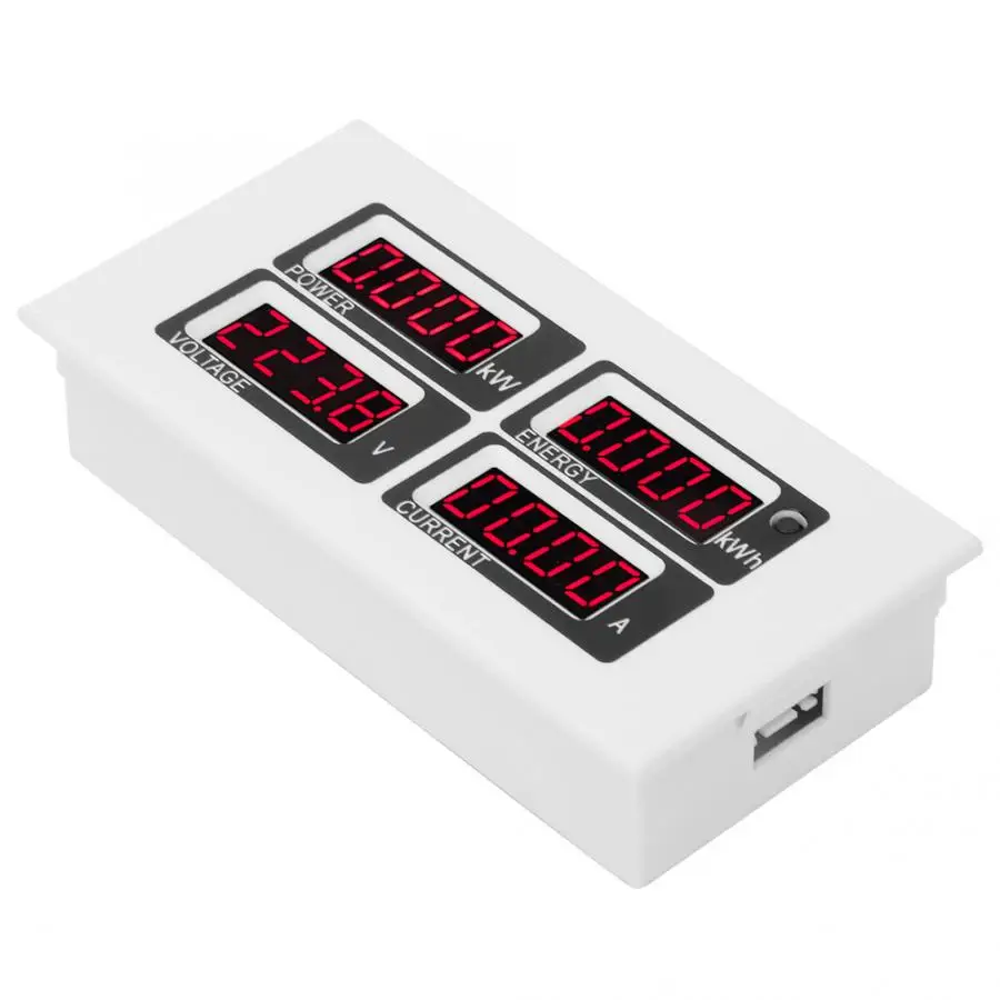 AC LED Multifunctional Current Voltage Power Energy Tester Monitor Multimeter Current Tester