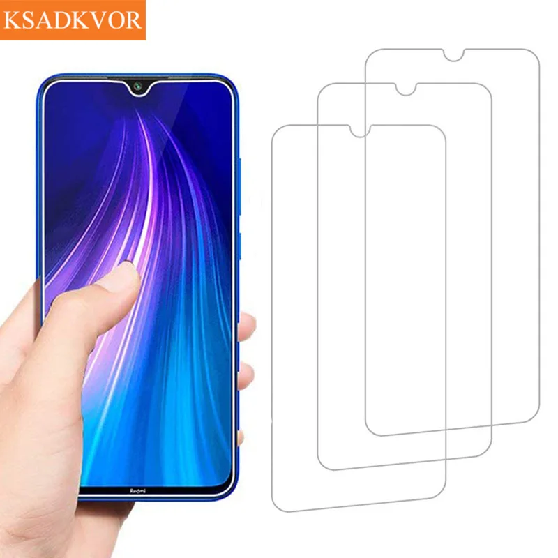 

Screen Protector Tempered Glass on For Xiaomi Redmi Note 8 8T 7 6 Pro 6 6A For Redmi 8 Pro 6A Full Protective Glass Film
