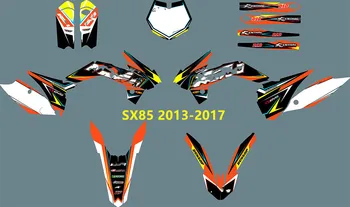 

For KTM SX 85 Stickers Kits Free Custom Logos Numbers Names Graphics Decals For KTM SX85 SX 85 85SX 2013 2014 2015 2016 2017