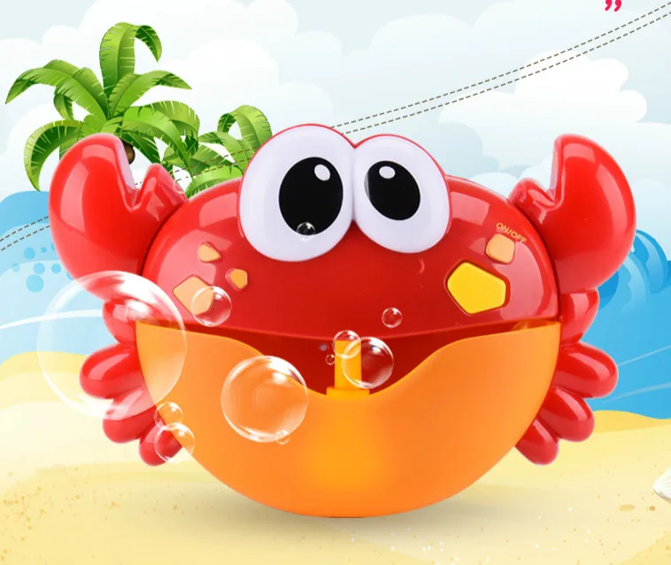 Креативная забавная игрушка для купания авто надувной пузырь мультфильм краб устройство для мыльных пузырей ванна для купания машина для мыльных пузырей ванная комната музыкальные игрушки