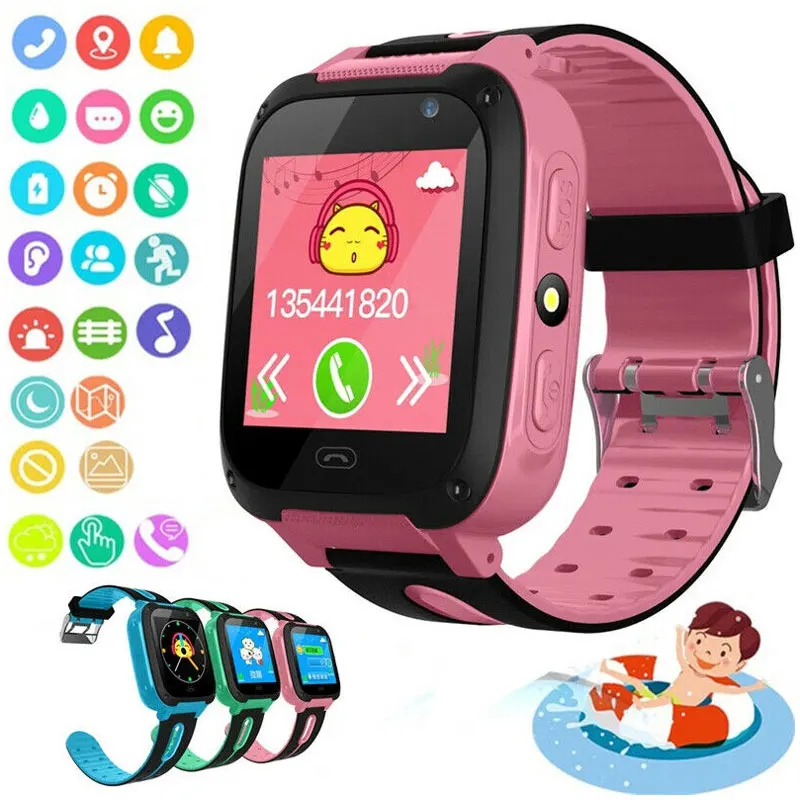  Kinder Wasserdichte Intelligente Uhr Anti-verloren Sicher GPS Positionierung Anruf Smart Band QJY99