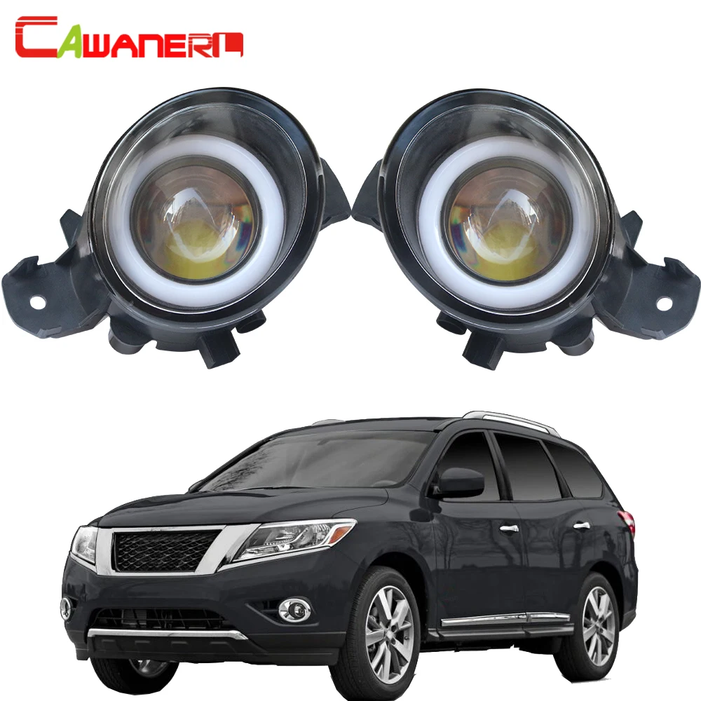 Автомобильные светодиодные противотумансветильник фары Cawanerl для Nissan Pathfinder 2013 2014