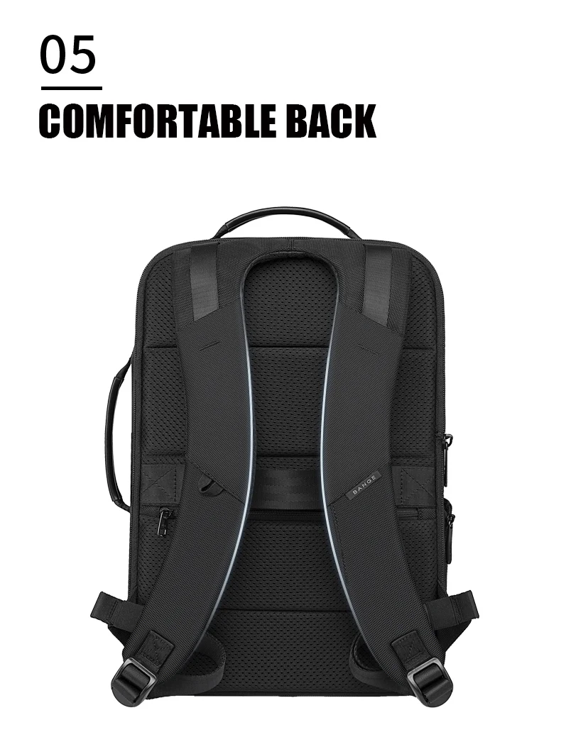 Мужской рюкзак для ноутбука, 15,6 дюймов, офисный мужской рюкзак, деловая сумка, унисекс, черный, многофункциональный рюкзак, рюкзак для путешествий