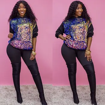 

Casual Hoodies Sweatshirt Autumn Spring Female Long Sleeve Sequined Hooded Sweatshirts Women Hoodie Tops Pullover Jumper Fashion