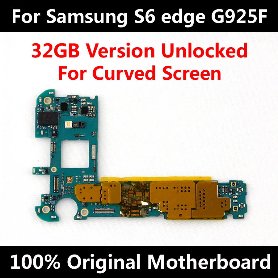 Официальная материнская плата для телефона оригинал Samsung Galaxy S6 edge G925F 32 ГБ