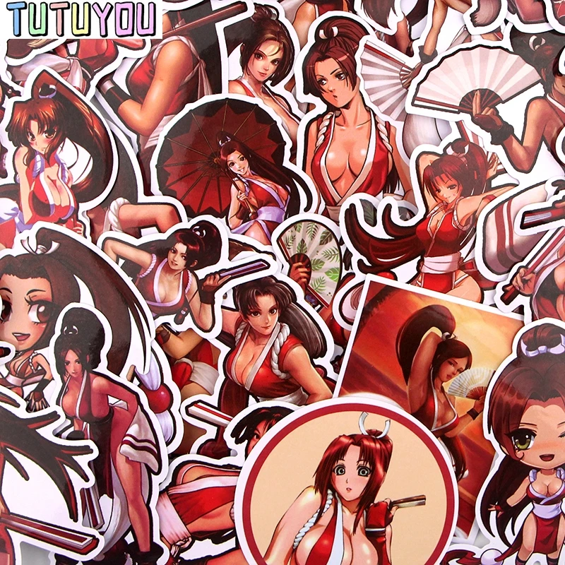 PC532 37 шт./компл. Mai Shiranui игра анимированные персонажи Скрапбукинг наклейка s для гитары багаж холодильник Граффити стикер