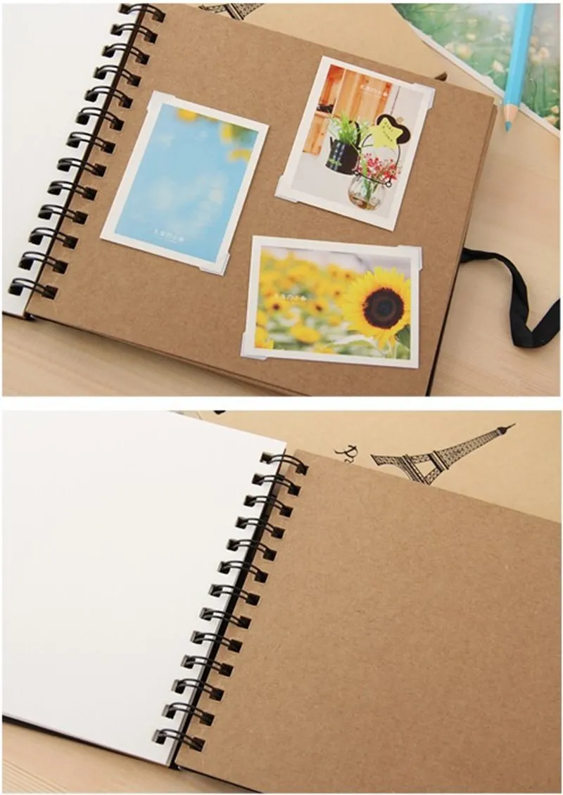 Бумажный фотоальбом DIY Fotografia детский Скрапбукинг Albumu Diy альбом книга памяти Portafoto