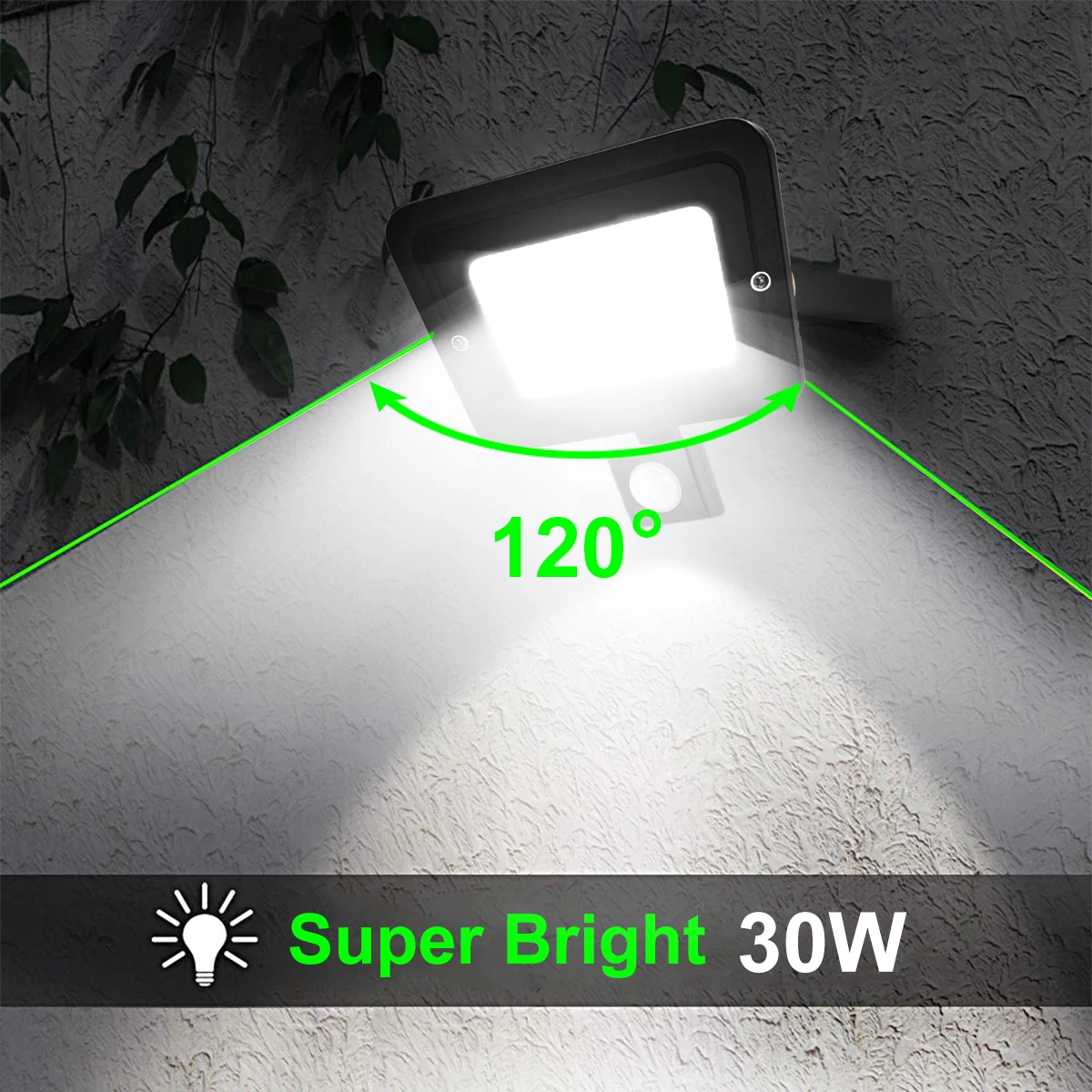 US $23.20 20w 30w 50w 100w LED sensor floodlight outdoor waterproof ip65 sensor wall light with adjustable Pir sensor 220v spotlight