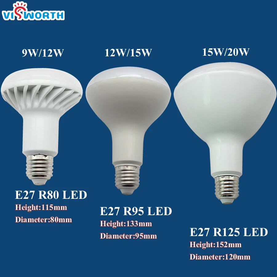 รูปสินค้า หลอดไฟ LED R50 สีขาวเย็น ประหยัดไฟ 3-20W