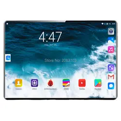 2.5D стальной экран 10,1 дюймов планшет Android 9,0 4G Телефонный звонок десять ядер 8 ГБ + 128 Гб rom Bluetooth Wi-Fi планшетный ПК