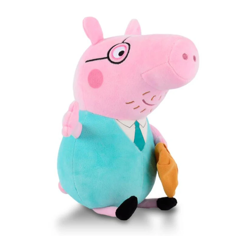 07 30 см Свинка Пеппа дедушка бабушка Peppa Джордж плюшевый медведь динозавр плюшевые игрушки Дети День рождения рождественские подарки - Цвет: 07