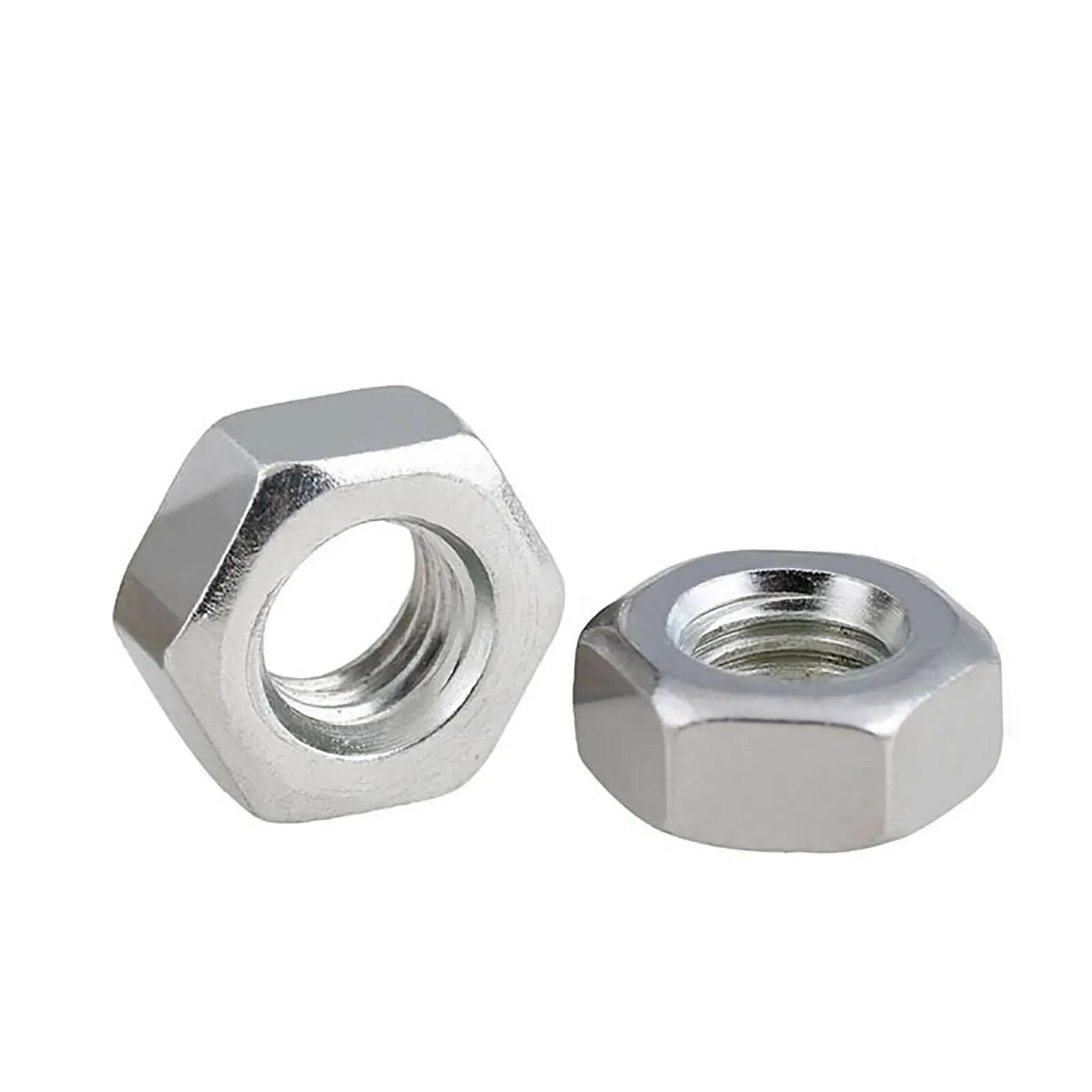 1/8" 5/32" 3/16" 1/2" BSW Hexagon Full Nuts DIN 934 Lock Nuts A2 Stainless Steel 