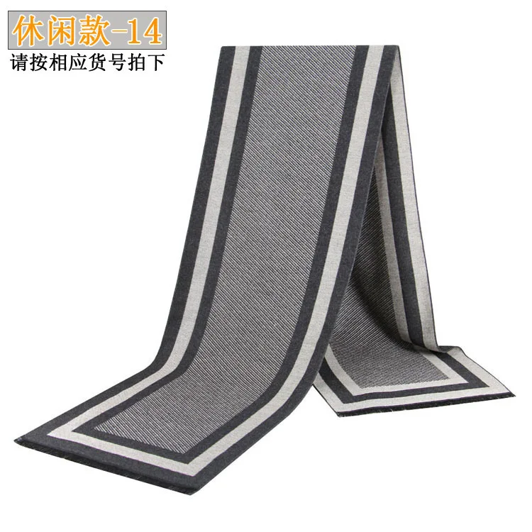 High Quality Luxury Design Men Scarf Foulard Plaid Scarves Poncho Casual Winter Scarfs Male Bufandas Hombre