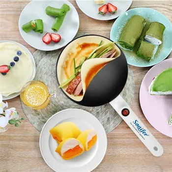 

Electric Crepe Maker Pizza Pancake Machine Non-Stick Griddle Baking Pan Cake Machine Kitchen Cooking Tools