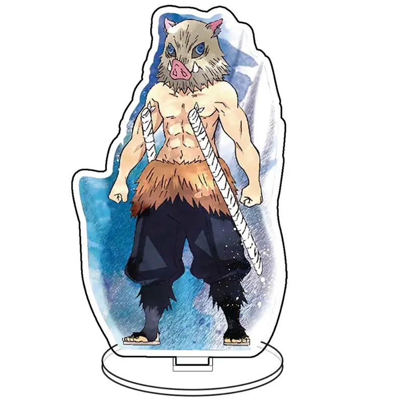 Аниме Demon Slayer: Kimetsu No Yaiba Kamado Tanjirou Hashibira Inosuke Косплей фигурка на акриловой подставке модель лицензирование рождественские подарки