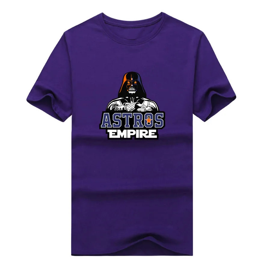 Новинка хлопок Astros Empire футболка Звездные войны Дарт Вейдер Хьюстон футболка 0106-7 - Цвет: 8
