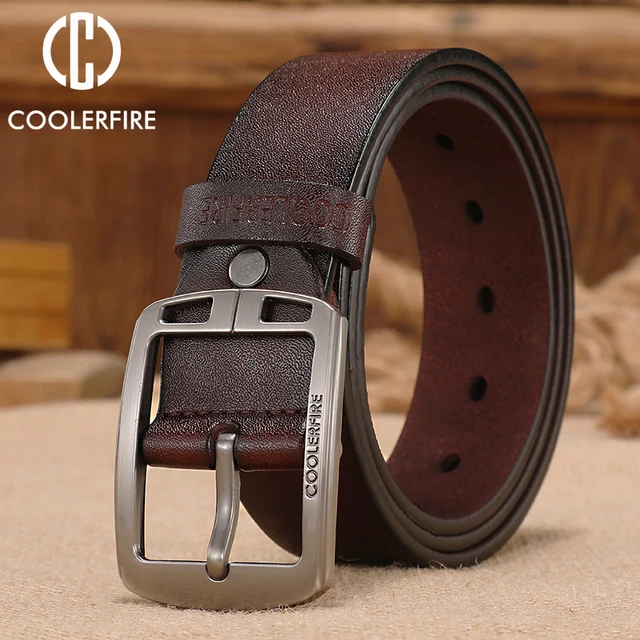 Ceintures en cuir véritable pour hommes, en peau de vache, de stylistes classiques, Vintage Westernboy, loisirs, sangle en jean décontractée, HQ223 1