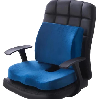 

Memory Foam Slow Rebound Seat Cushion Back Cushion Waist Support Waist Back Cushion Car Seat Office Home Health Care Chair Pad