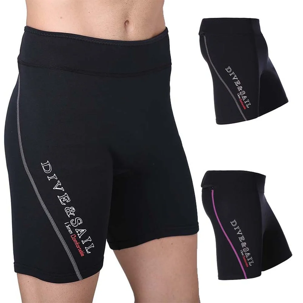Pantaloncini da sub elasticizzati da uomo in Neoprene da 1.5mm pantaloni da  nuoto corti grigi/viola per coppie mute da surf pantaloni corti|Wetsuit| -  AliExpress