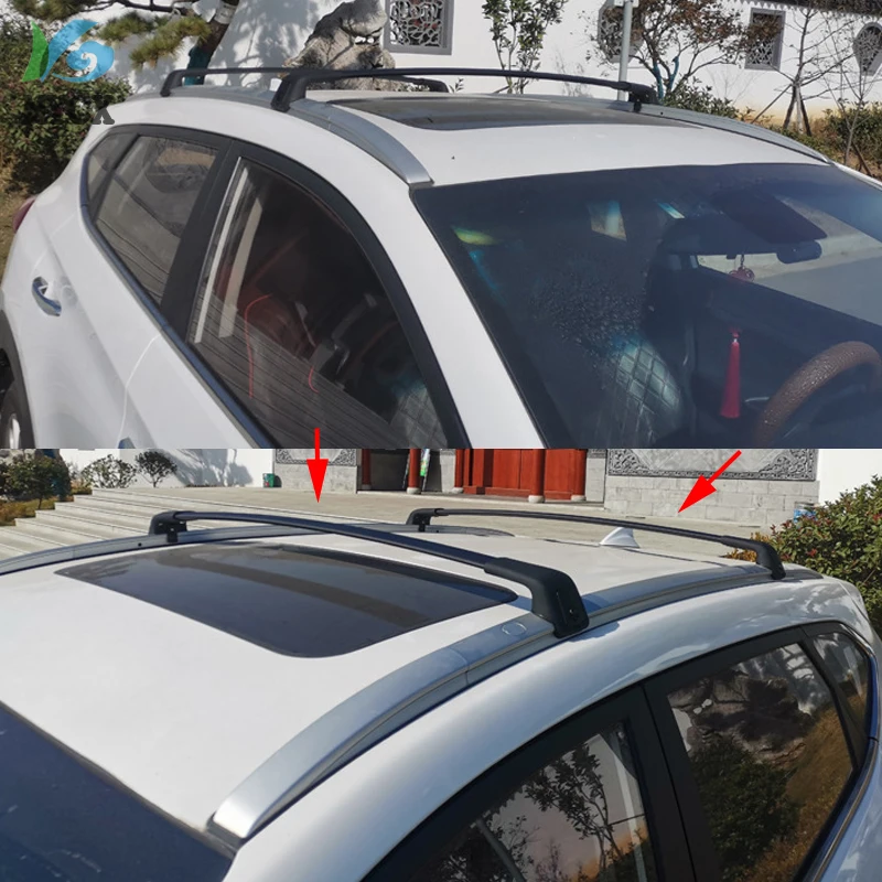 Перекладины подходят для hyundai Tucson багажа багажник на крышу Rail поперечные